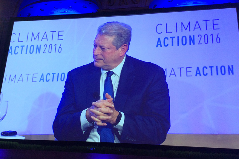 Al Gore, the former Vice-President of the United States.