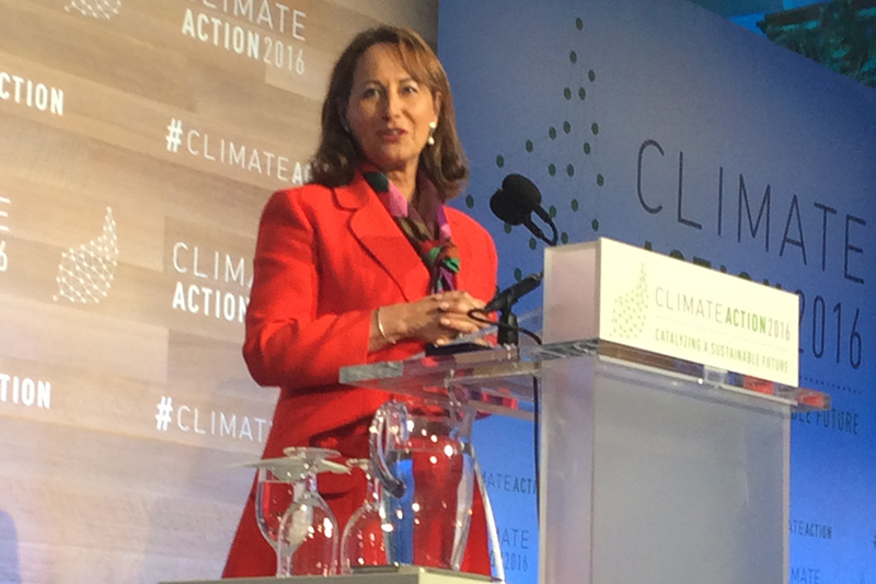 Ségolène Royal, French Minister of Ecology, Sustainable Development and Energy.