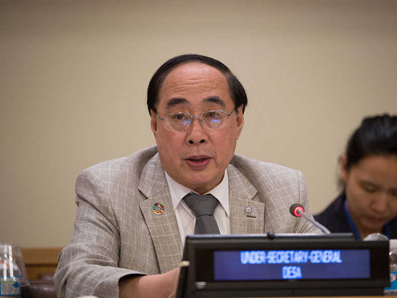 Wu Hongbo, Under-Secretary-General for Economic and Social Affairs, UN-DESA, opened the event.