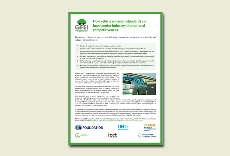 Vehicle Emissions Standards