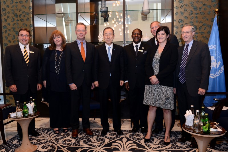 GFEI briefs UN Secretary General at global Climate Conference