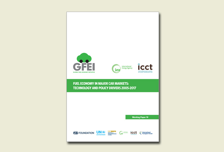 WP19: Fuel economy in major car markets: Technology and policy drivers 2005-2017