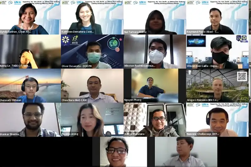 Collection of video thumbnails of the Asia Pacific Forum participants