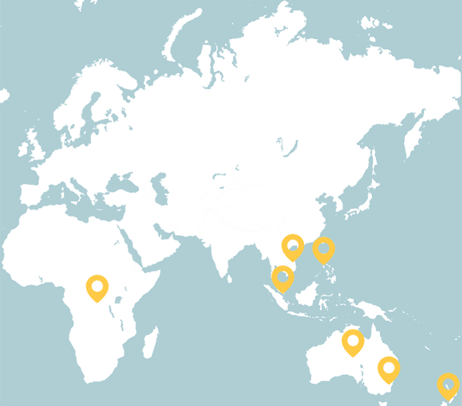 Map of the world